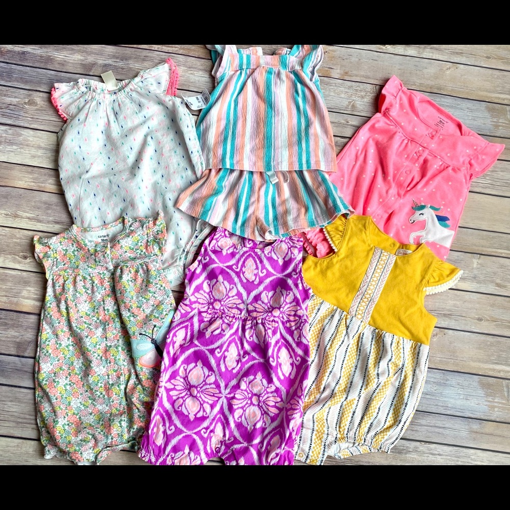 Baby girl summer outfits size 18 months